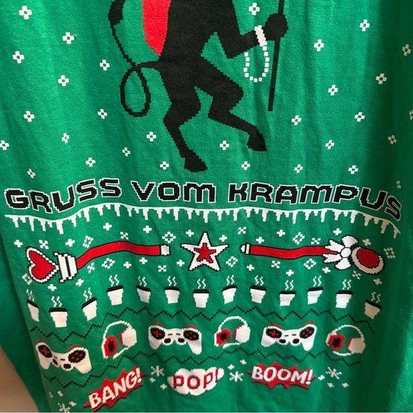 KRAMPUS Emerald City Comic Con Minion Unisex T-shirt Crew 2021 SZ XL Green EUC - Picture 12 of 13